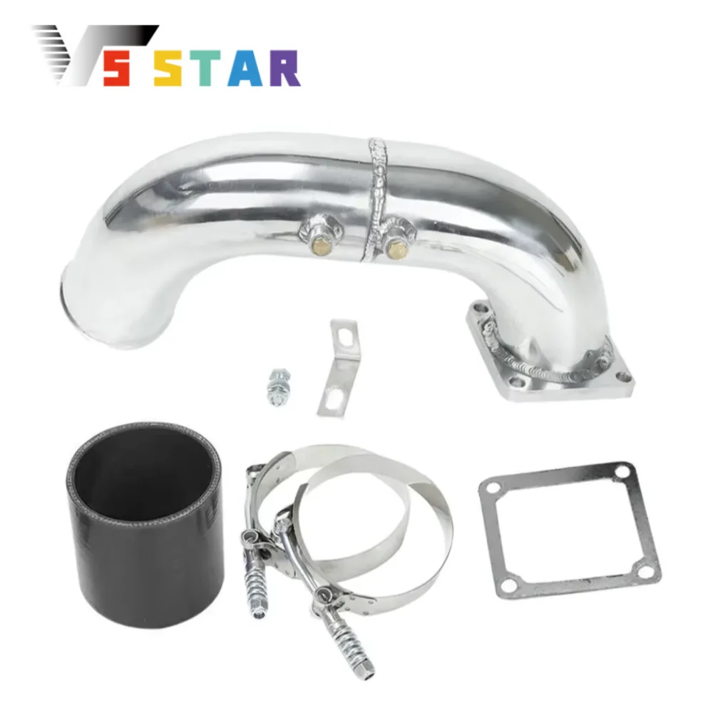 

Новый 3-дюймовый полированный алюминиевый воздухозаборник, колено зарядной трубы для Dodge Ram 2500 3500 Cummins 5,9 л 12 В 1994-1998 годов, дизель EGR-1045