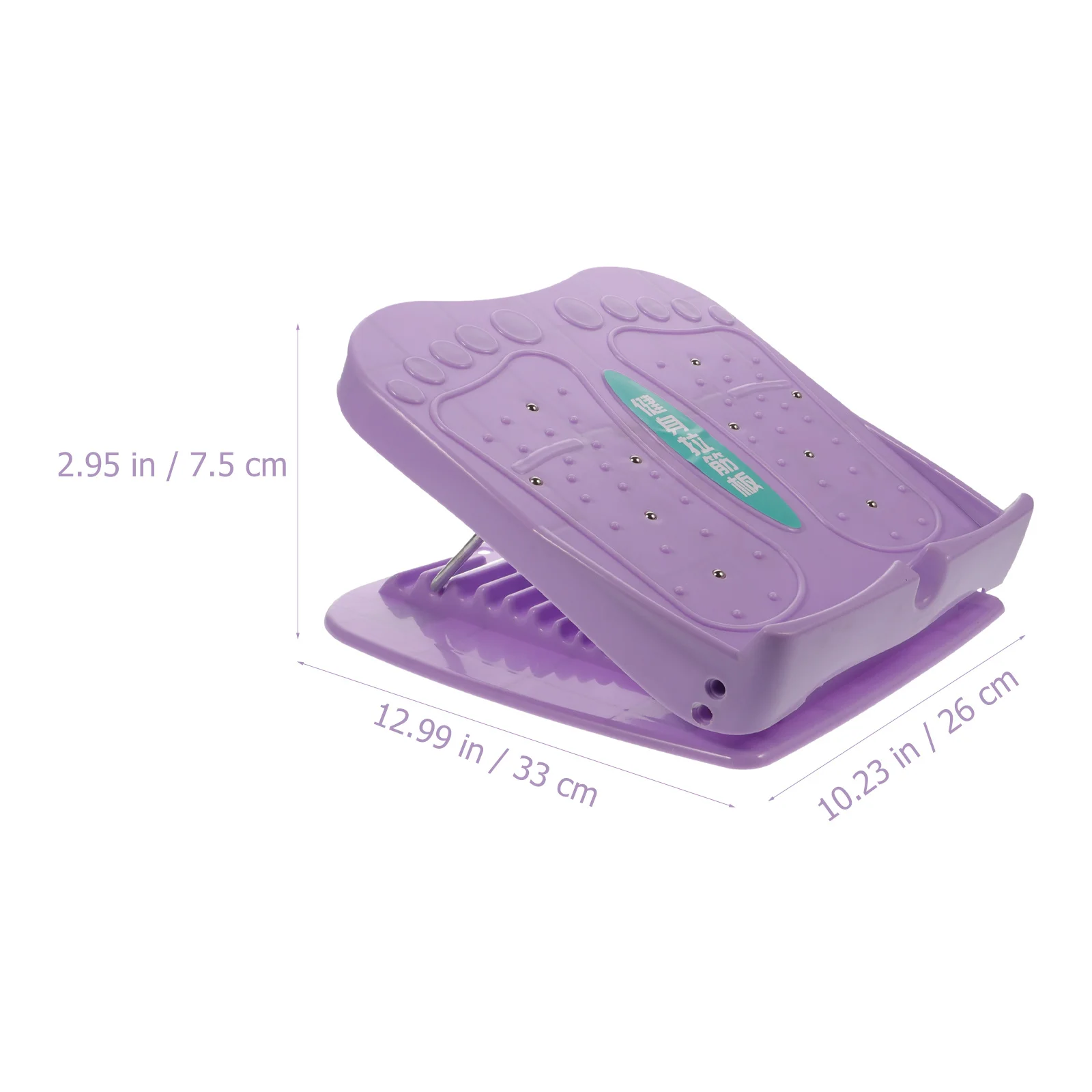 Tabla elástica plegable para pies y pantorrillas, tabla inclinada inclinada, herramienta de ejercicio para el hogar, ligera y duradera, 1 Uds.