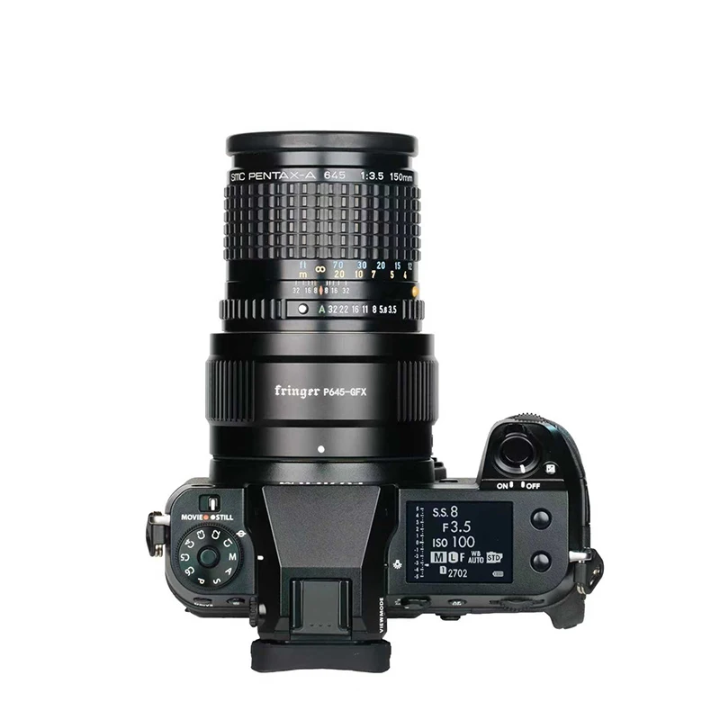 

Переходное кольцо для объектива камеры Fringer P645-GFX с автофокусом/ручной фокусировкой для адаптера крепления камеры Pentax 645 на Fujifilm GFX