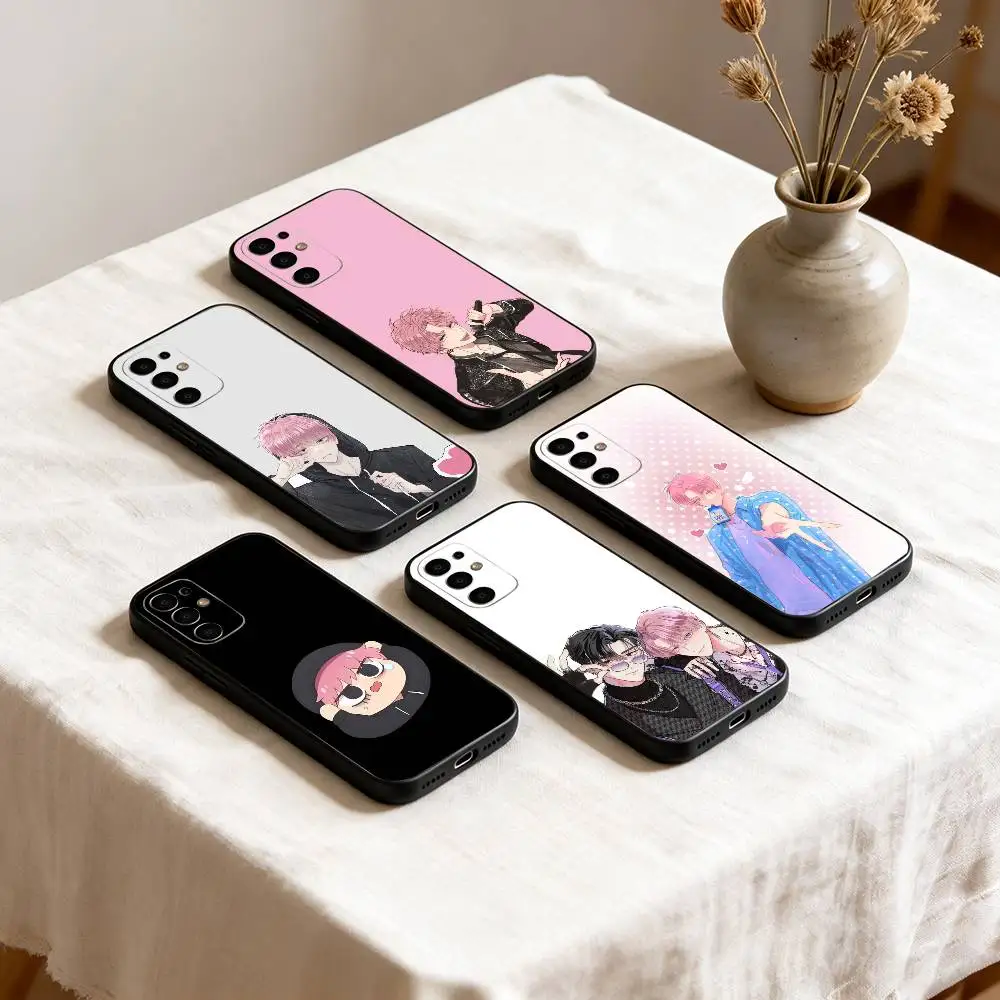 Tamon s B-Side Phone Case Black Silicone Soft For Samsung S25,S24,S21,S22,S23,S30,Ultra,S20,Plus,Fe,Lite