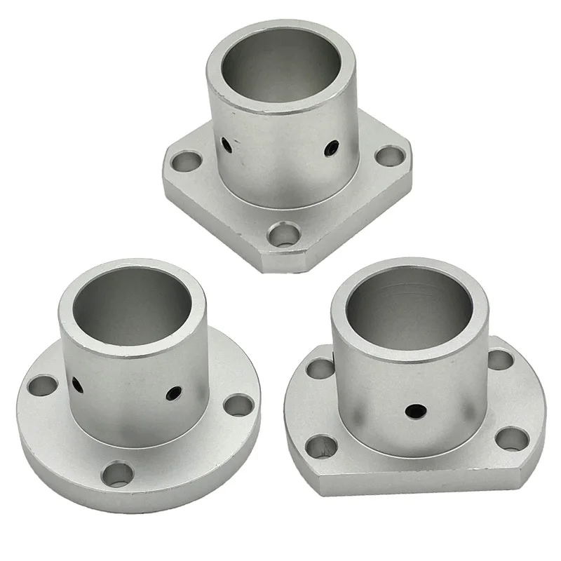 Guide shaft base, optical shaft bracket, round seat, flat flange, mounting 8 10 12 15 16 20 25 30 35 40 50