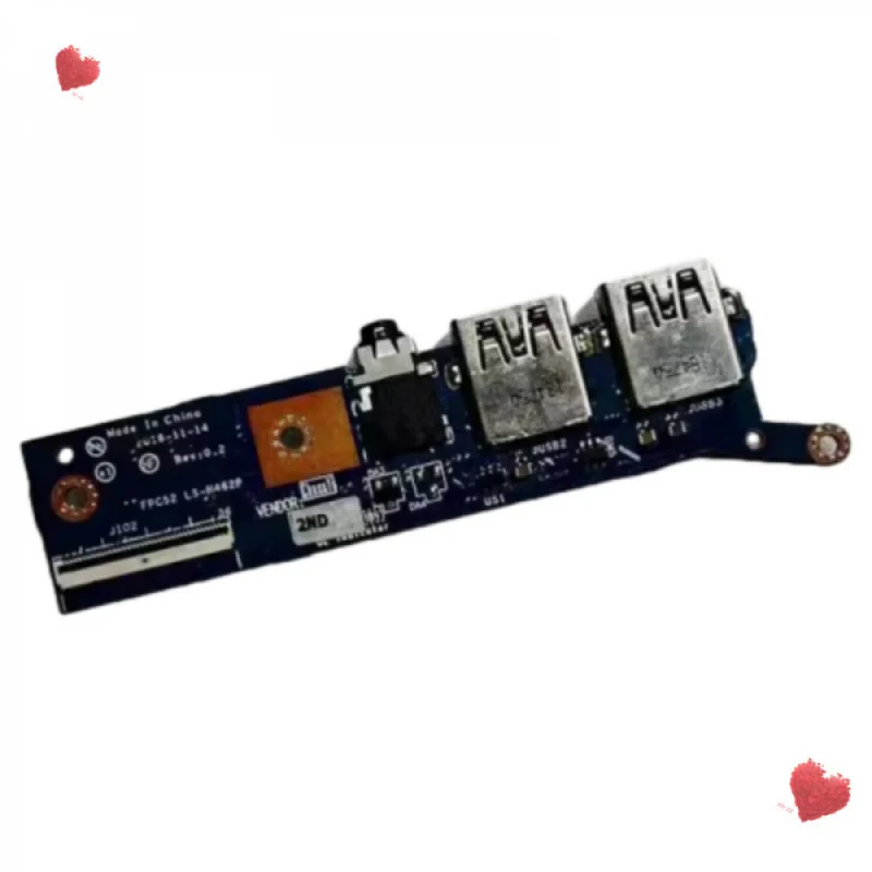 Placa de interruptor de botón de encendido para portátil HP Pavilion Gaming 15-DK TPN-C141 LS-H464P, repuesto de placa de encendido/apagado