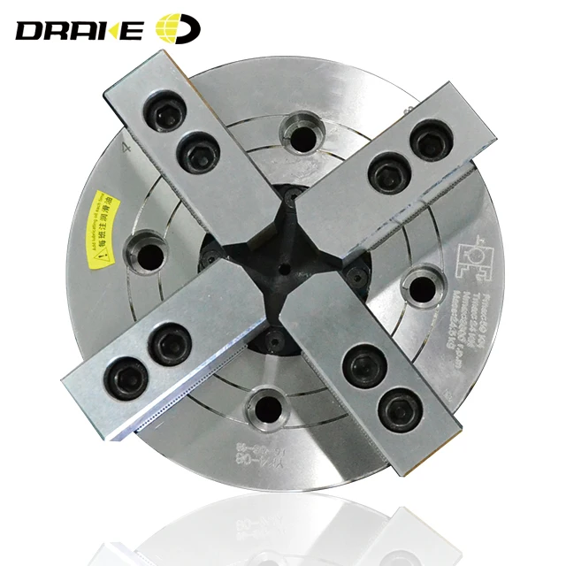 

4 jaw CNC Lathe Accessory Cutting Tools Holder Power Machining High Speed Hollow Hydraulic Chuck