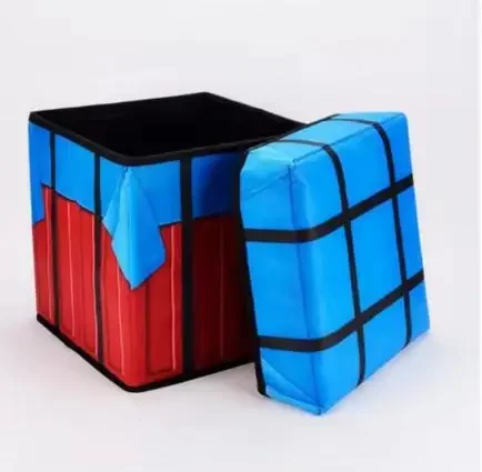 Creative Storage Box PUBG Game Playerunknowns Battlegrounds Air Drop Plush Gift Household Organizer Cloth Toy Storage Bins Box
