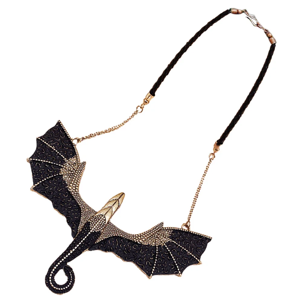 Halloween Rope Bat Necklace Dragon Pendant Pendants For Women Men\'s Necklaces Chain Jewelry Fashion Gothic