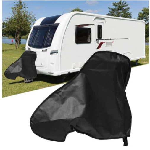 Caravan Hitch Cover Towing Hitch Oxford Cloth Easy To Use Dustproof Rain Snow Protection RV Caravan Trailer Tow Hitch Cover