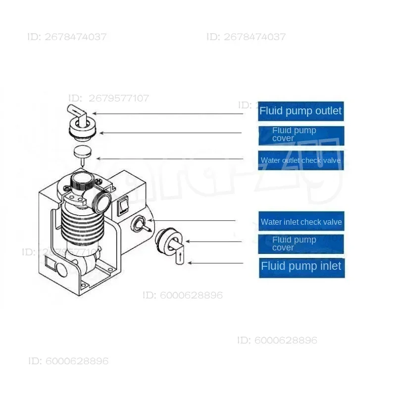 DZ-2XU2 chemical metering pump bellows dosing quantitative supply dosing 220V BB