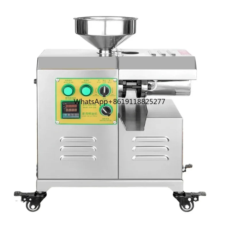 Commercial Oil Press Stainless Steel Full-Automatic Mini-Fryer Walnut Peanut Linseed Power And High Quality oil extractor