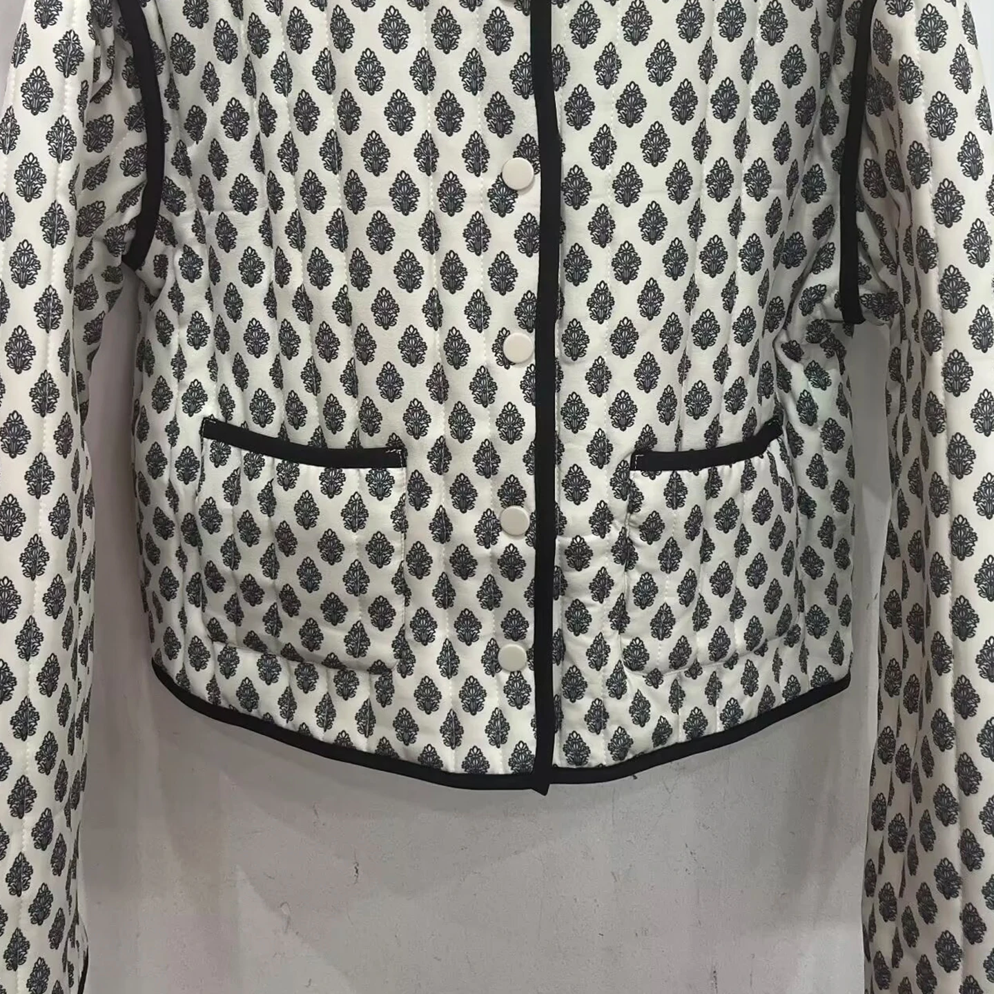 

Faionable Floral Embroidered Cotton Jaet Women's Spring Summer New Arrival Z Commute Sle Loose Fit Long Sve