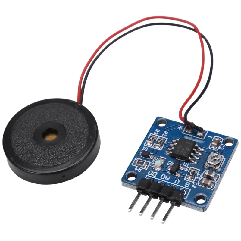 DN-Shock Tap Sensor Módulo de interruptor de vibração Folha piezoelétrica Percussão para Arduino 51 Uno Mega2560 R3 Kit Diy