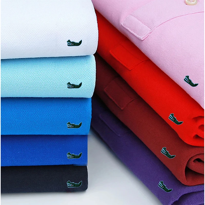 100% Cotton Brand Polo Shirt Men Camisa Masculina Tommis Camisas Short Sleeve High Quality Golf Lapel T-shirt Tops Tee