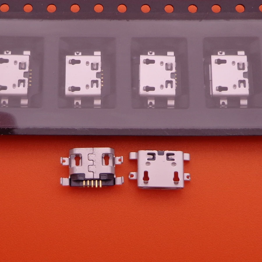 

50-200 шт., разъем для зарядного устройства Micro USB, запасные части, пластина для раковины, печатная плата, 5-контактный USB-порт для зарядки, разъем для док-станции