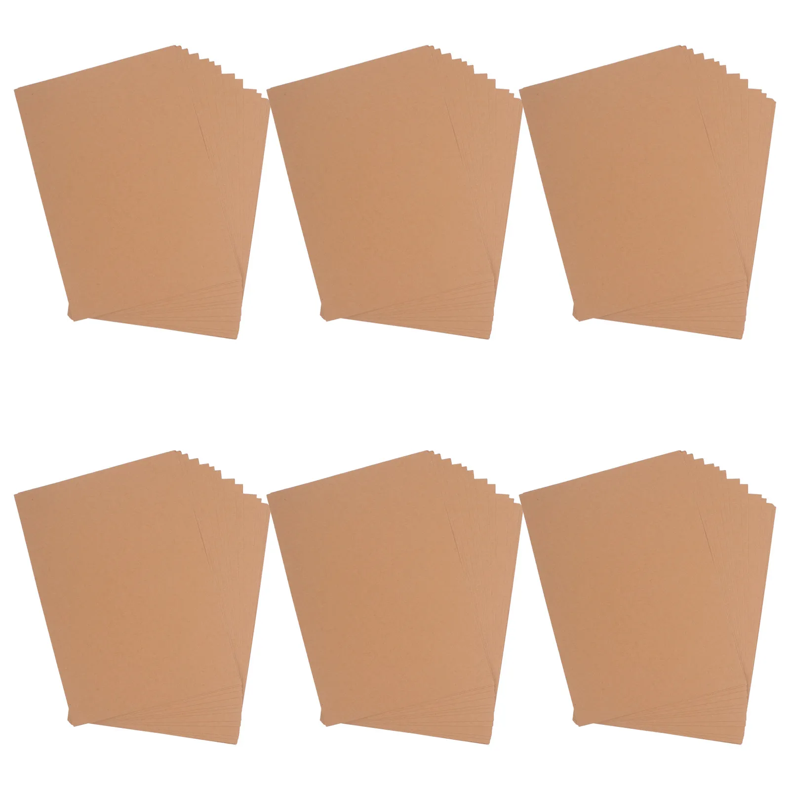120Sheets A4 Blank Kraft Paper Cardstock Smooth Uncoated Drawing Surface for Kids Sketching Writing Scrapbooking DIY Greeting
