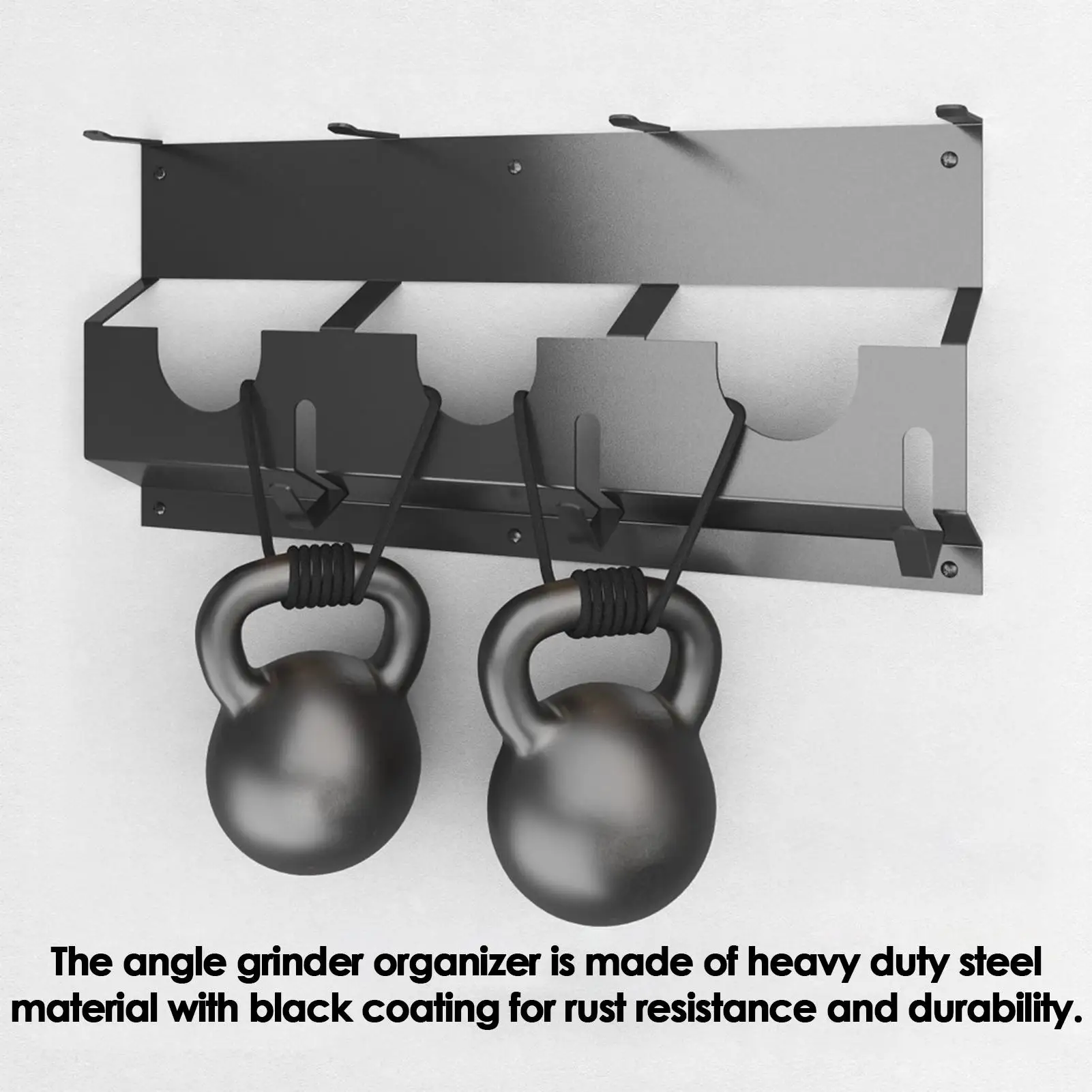 Angle Grinder Holder Wall Mount Steel Angle Grinder Stand disc grinder and cable storage rack for Angle Grinder Cutters Polisher