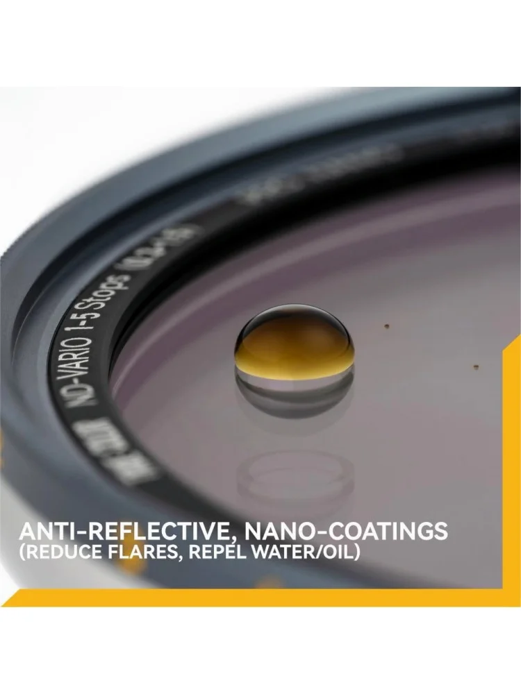 NiSi 82MAG JetMag Pro Variable ND Filter 1-5 Stops True Color Nano Coating Magnetic Design for Professional Long Exposure