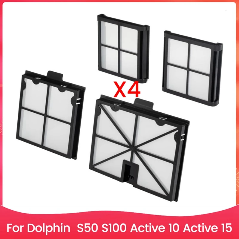 

9991425 -R4 Фильтр для очистителей бассейна для Dolphin Premier S50, S100, Active 10, Active 15, сменный ультратонкий фильтр для роботизированных