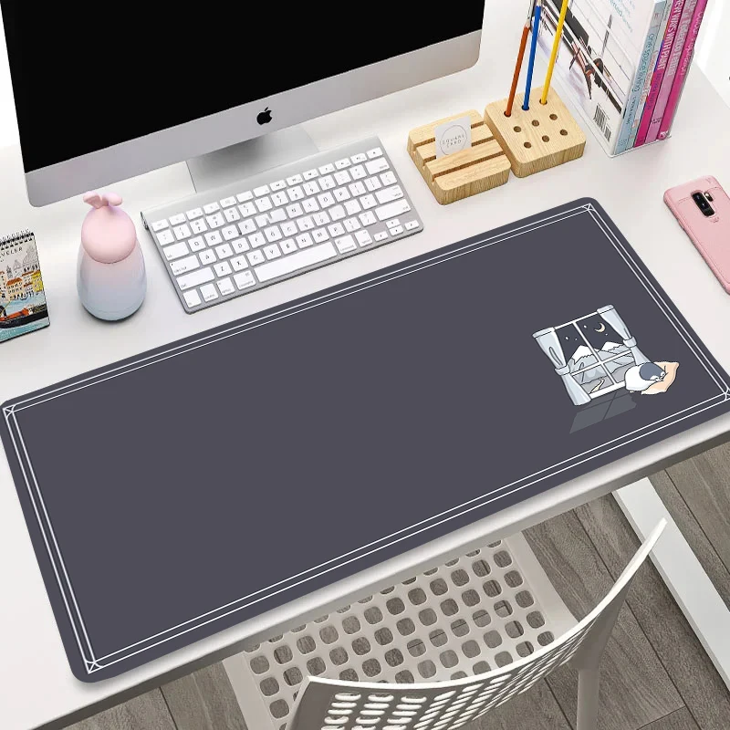 XXL Fashion Simple Mouse Pad Large Computer Carpet Pads Custom Made Office Game Desk Mat Anti-Slip Mechanical Keyboard Mats