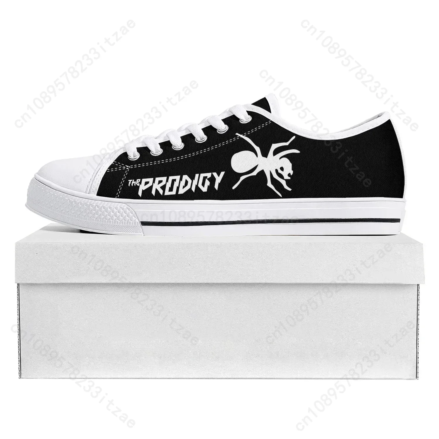 The Prodigy Rock Band Low Top High Quality Sneakers Mens Womens Teenager Canvas Sneaker  Prode Casual Couple Shoes Custom Shoe