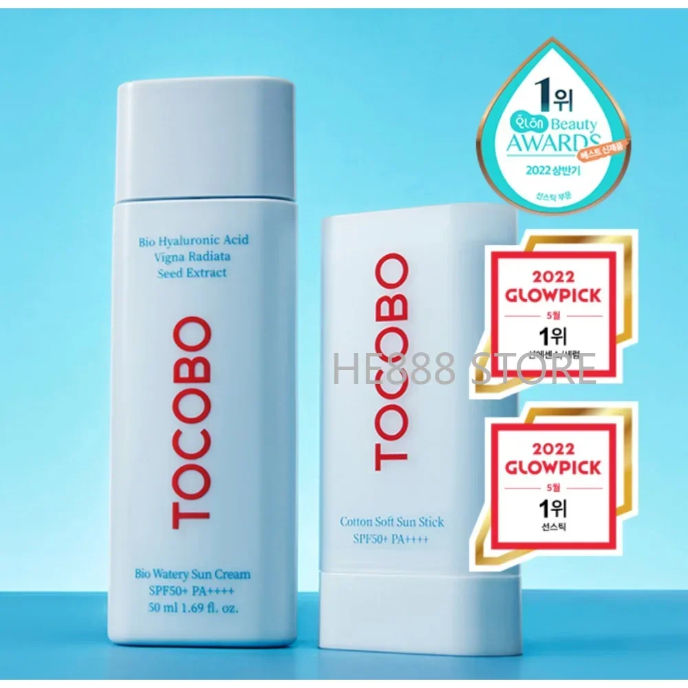 Tocobo Cotton Soft Sun Stick SPF 50+ PA++++ 19g Sunscreen Sunblock Skin Protective Cream Oil-Control Refreshing Korea Skin Care