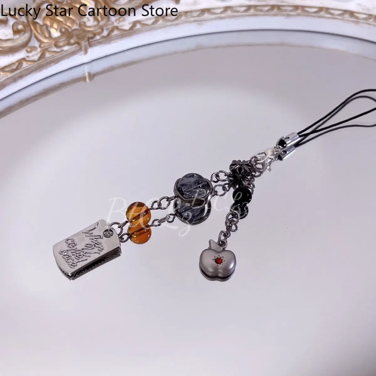 사랑과 Deepspace Caleb Impression 휴대 전화 체인 게임 코스프레 키 체인 펜던트 배낭 장식 생일 선물