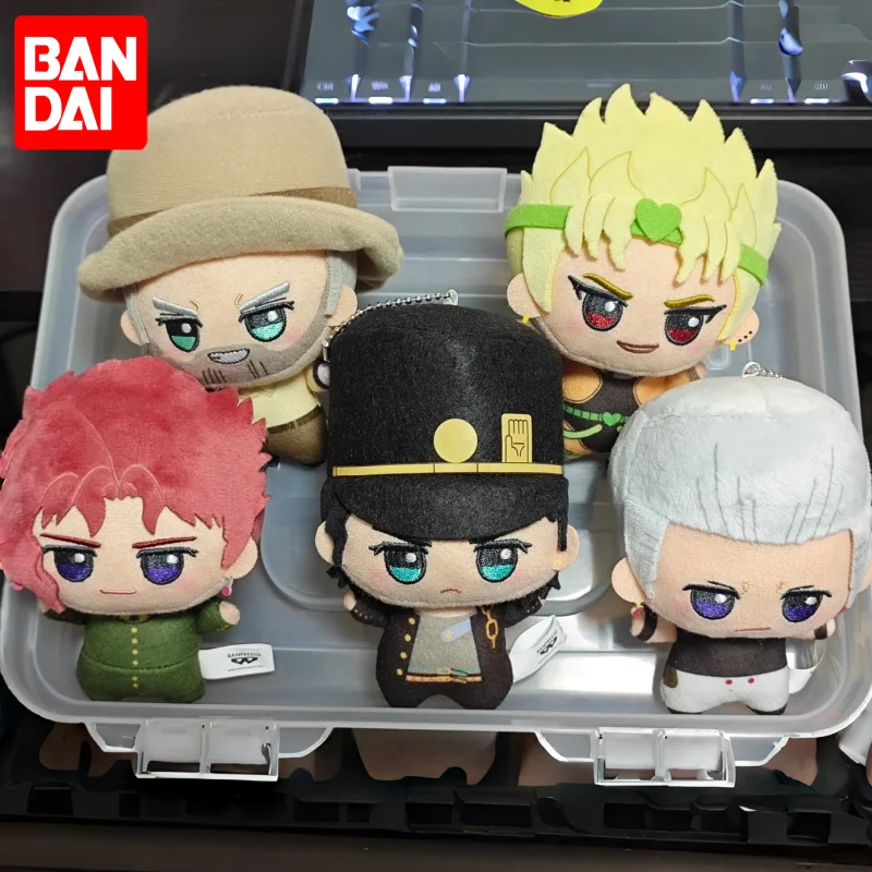 Banpresto In Stock Jojos Bizarre Adventure Stardust Crusaders Plush Keychain Anime Character Bag Pendant For Anime Collectors