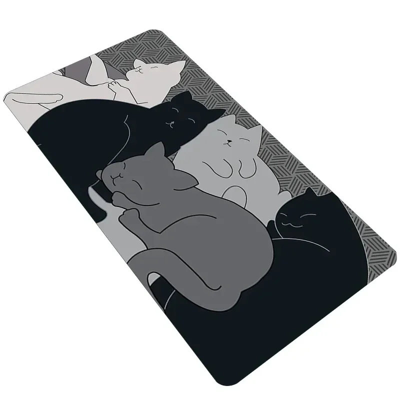 لطيف ماوس الوسادة الفن Kawaii القط الكمبيوتر لوحة المفاتيح الحصير كبير لوحة ماوس للألعاب حصيرة مكتبية ألعاب الكمبيوتر مكتب المنزل الجدول ماوس الوسادة ديكور