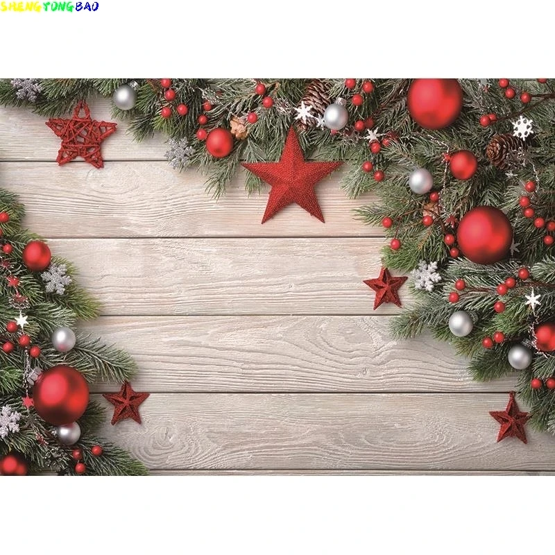 Christmas Theme Photography Background Christmas tree Gift Children Portrait Backdrops For Photo Studio Props 2197 DHT-55
