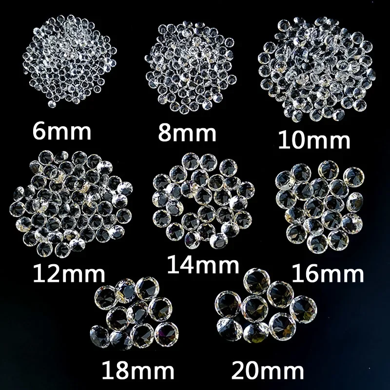 Crystal Mini Diamond Figurine Glass Beads Paperweight Home Wedding Party Vase Ornaments Decorative Crafts Creative Gifts
