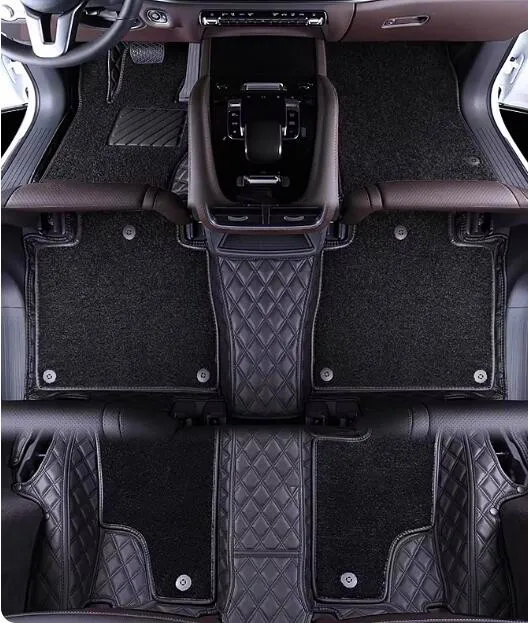 

Специальные автомобильные коврики на заказ для Mercedes Benz GLS 63 AMG X166 2019-2016, 7 мест, водонепроницаемые, двухслойные, для GLS63