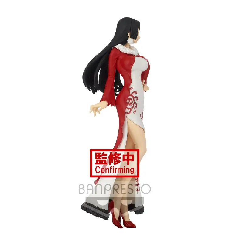 Figura de ação Genuína Banpresto One Piece Boa Hancock, Glitter e glamour, Estilo Inverno, Modelo Brinquedos Presente, 25cm