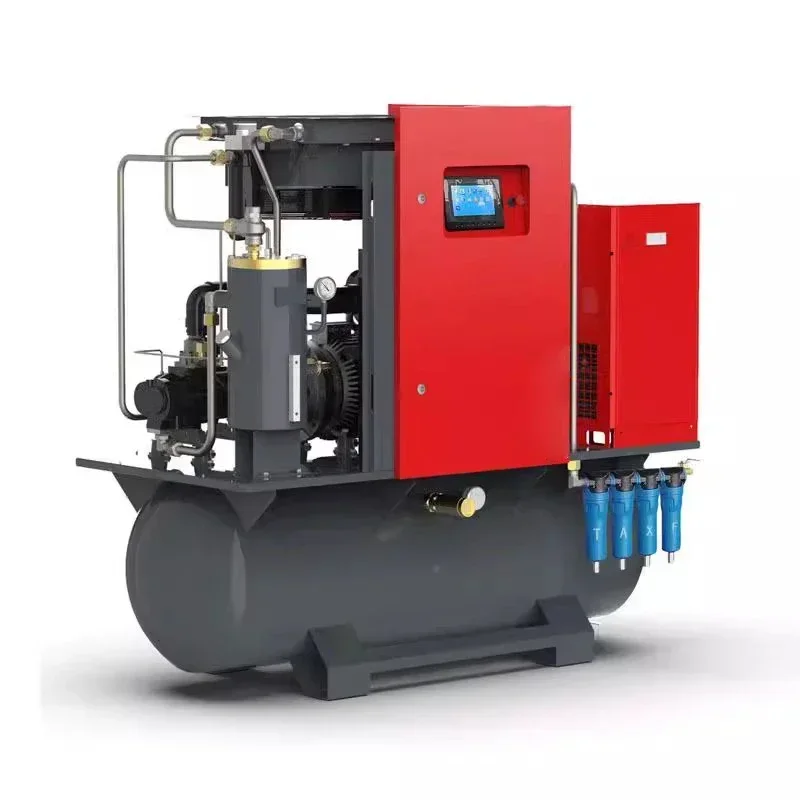 Professional Industrial Air Compressor High Pressure Silent Oil-Free Piston Type for Construction Site and Pneumatic Tools