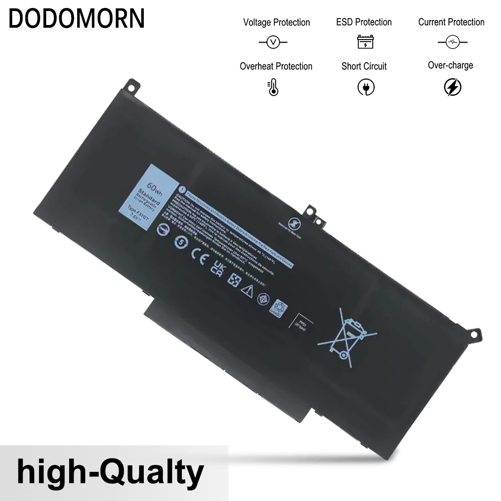 Imagem -03 - Dodomorn-bateria do Portátil para Dell Latitude Dell Latitude 12 7000 7280 729013 7000 7380 739014 7000 7480 7490e7280 E7290 E7380 E7390