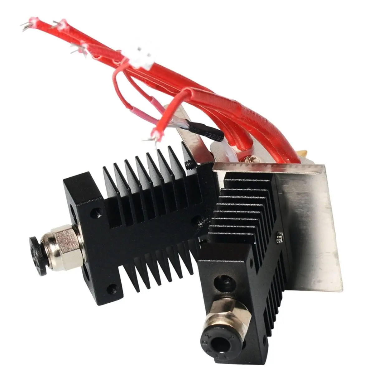(B63C) For Geeetech 3D Printer Accessories 2-in-1-Out Extrusion Head Kit A30M Color-Mixing Y-Type Extruder Nozzle