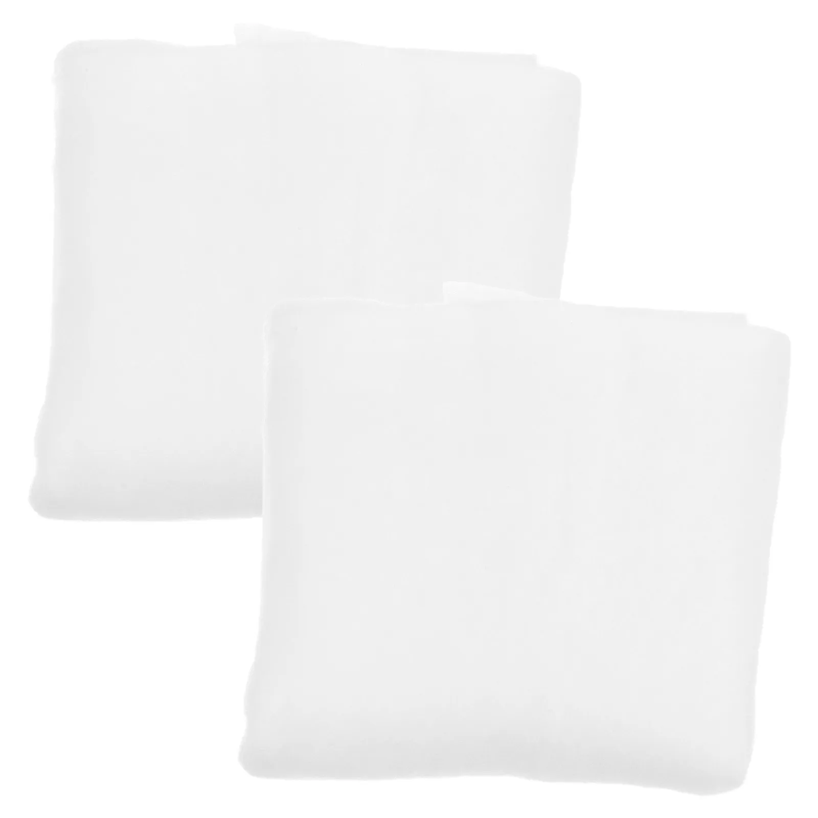 2Pcs Fake Snow Blanket Cotton Texture Soft Snow Roll for Christmas Tree Roof DIY Crafts Winter Party Table Decor