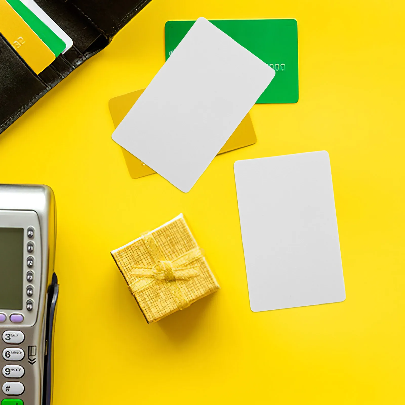 

10Pcs Card Reader Cleaning Cards Dual Side Credit Card Machine Cleaning Tools Pos Terminal Cleaner Accessory Magnetic Head