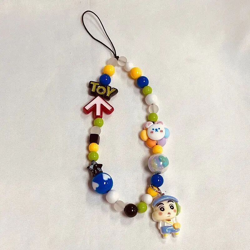 새로운 크레용 신짱 만화 크리 에이 티브 카와이 페르시 휴대 전화 체인 맞춤형 귀여운 애니메이션 주변 장치 배낭 펜던트 선물