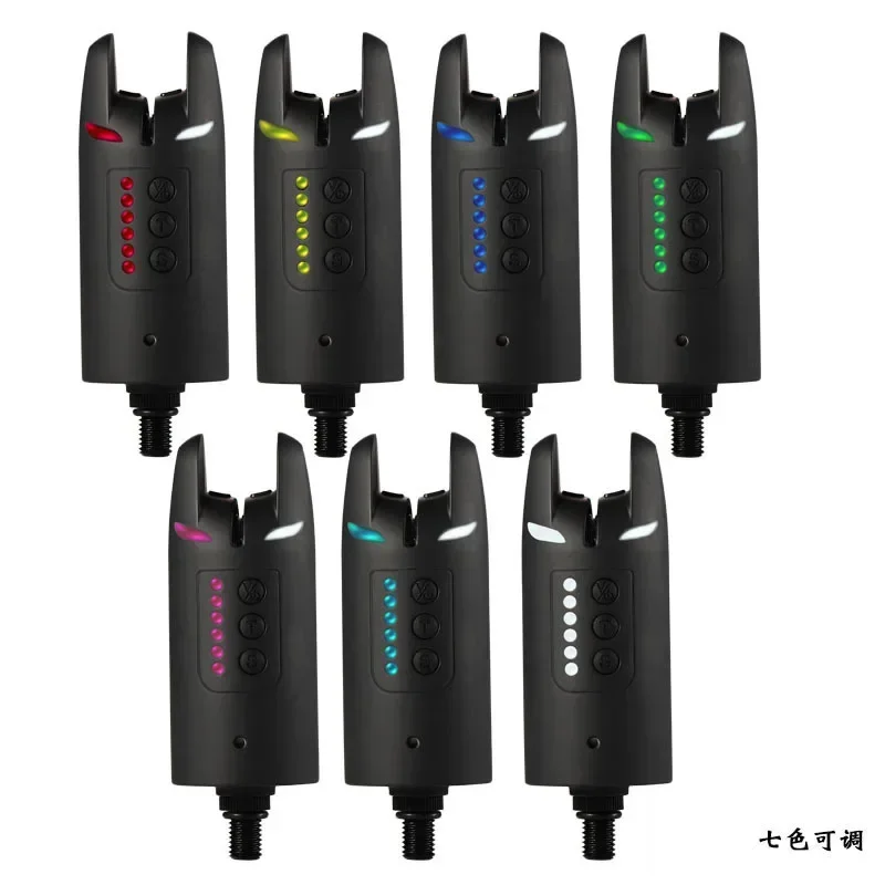 Wireless Digital Carp Fishing  Carp Fishing Alarms Set Bite Alarms Carp Fishing Changeable Color LED Alarm Indicator