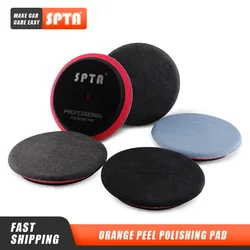 SPTA 5 inch (125mm) Premium Denim Pad Orange Peel Removal Polishing Pad For Car Polisher