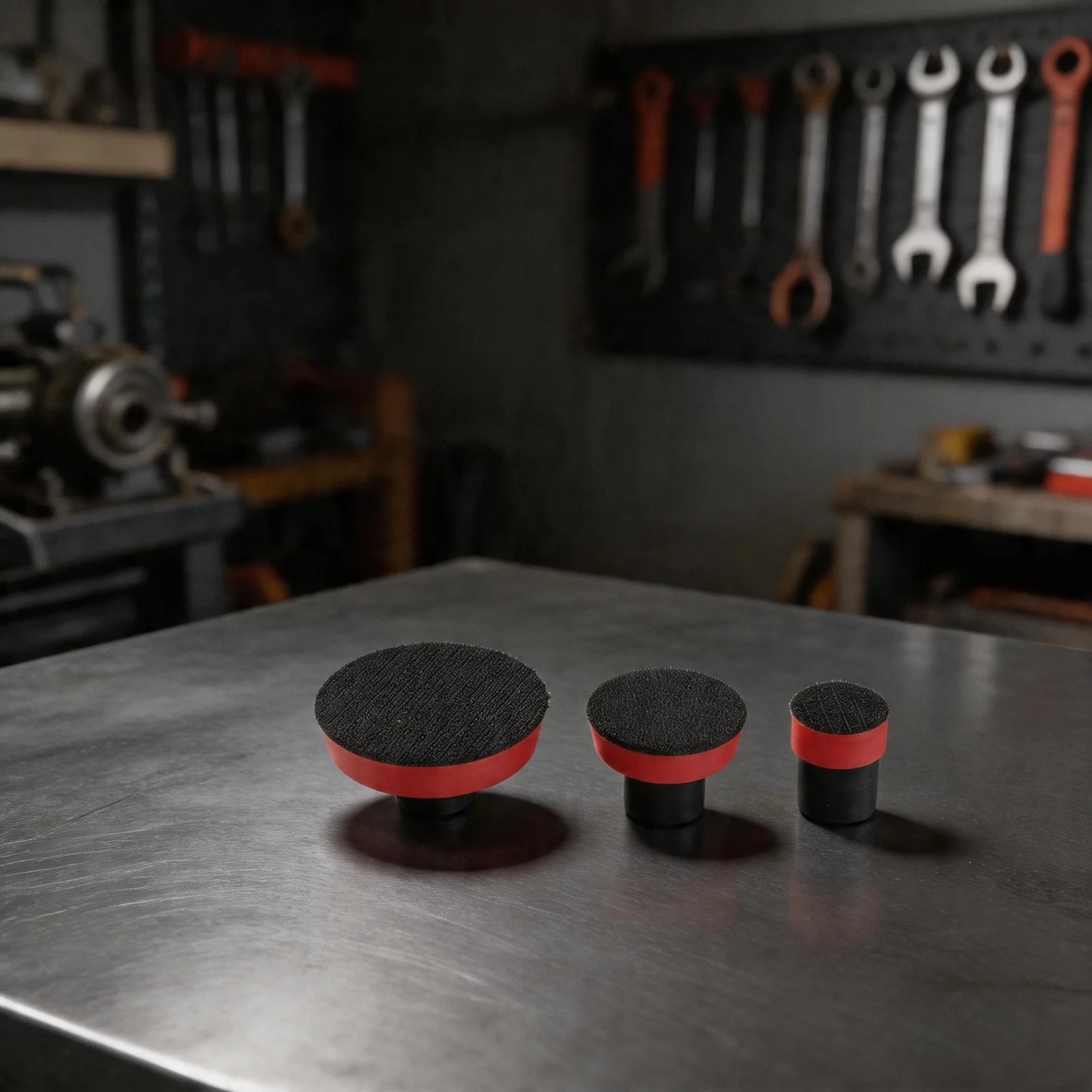 Three Diameter Polishing Pad Kit 1.2 2 3 Inch for M14 Thread Machines with Extension Rod for Auto Body Paint Finishing Tasks