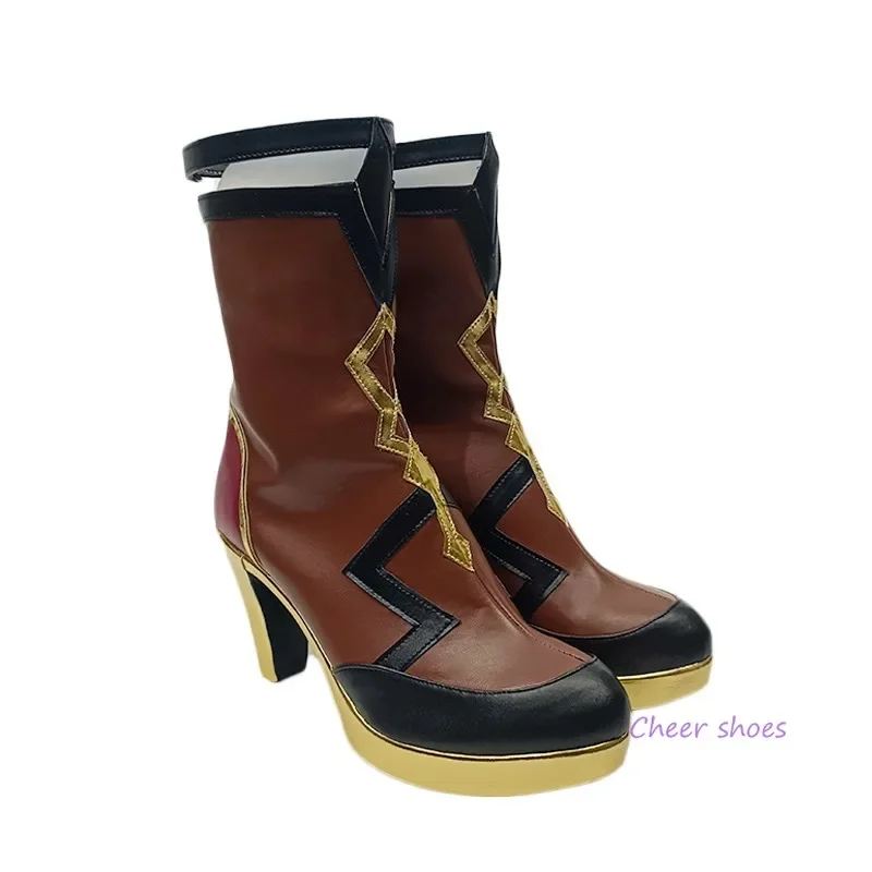 Game Honkai Impact 3rd Eden Cosplay Shoes Halloween Party Cosplay Costume Prop Sexy Women High-heel Boots Comic Honkai Cosplay