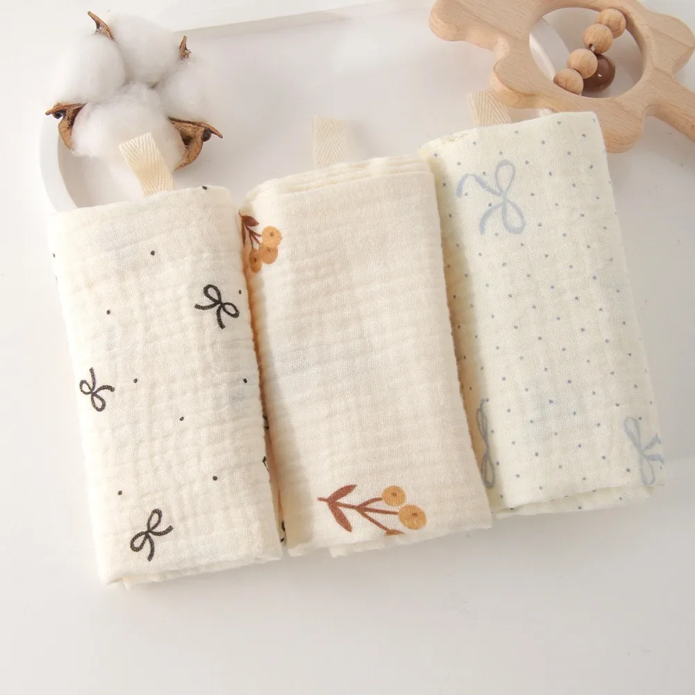 

Новая 4-слойная мочалка из чистого хлопка, мягкая марля, хлопковые квадратные полотенца, впитывающая ткань для отрыжки новорожденных