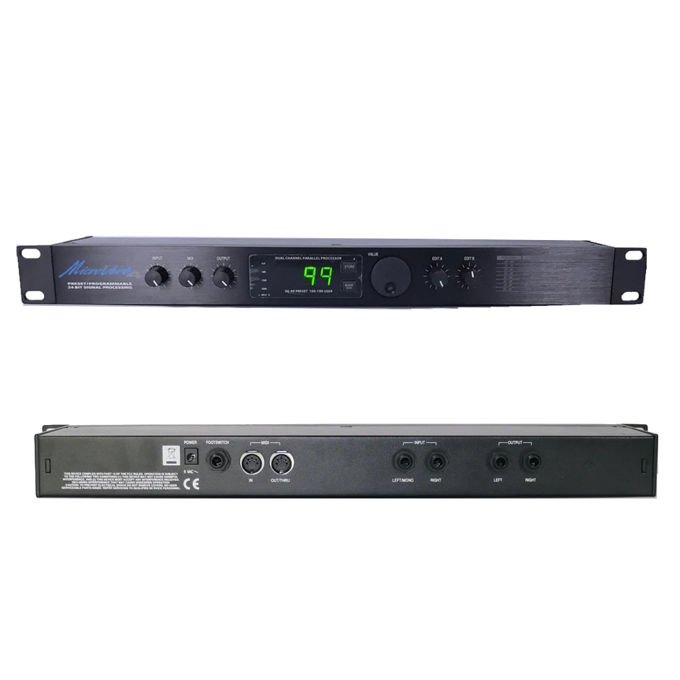 Microverb 4 Professional Digital Sound Processor 18-Bit Signal