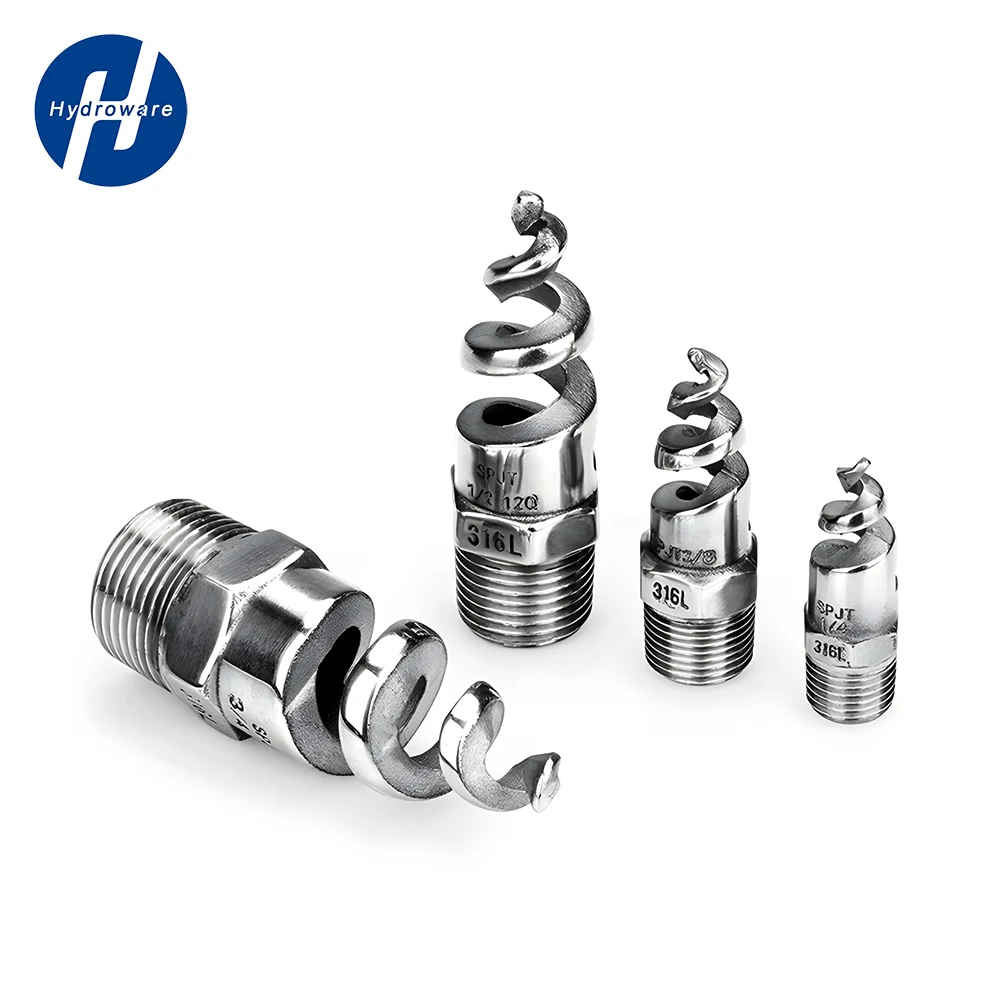 SPJT 304 316L SS Spiral Spray Nozzle 1/4\