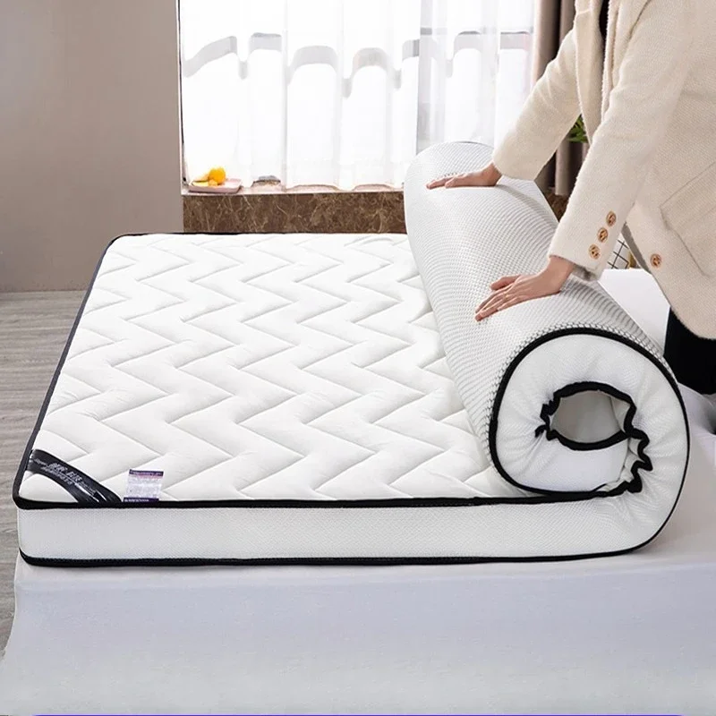 Latex mattress double-sided household double thickened student dormitory single special tatami sponge mattress foldable