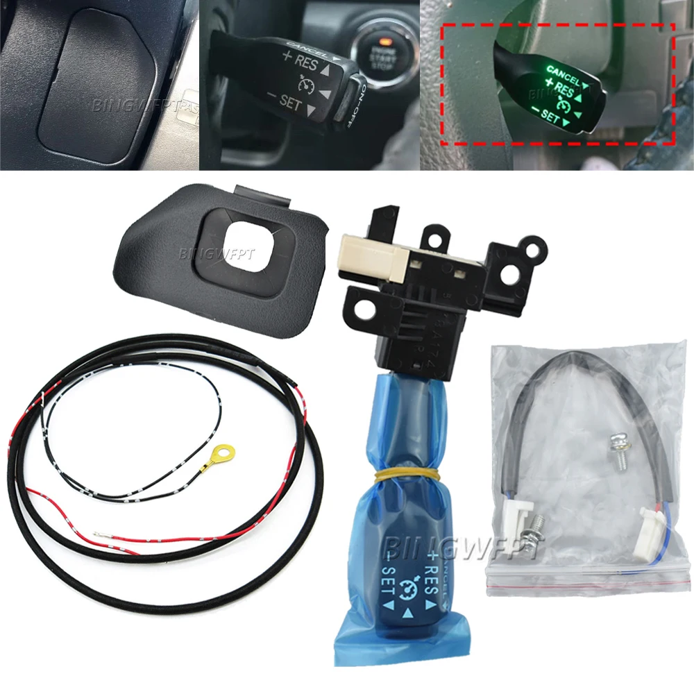 

4-цветный светодиод 84632-34011 8463234011 45186-0D110-C0 45186-52020 45186-0D110 для Toyota Yaris Vios 2013-2016 переключатель круиз-контроля