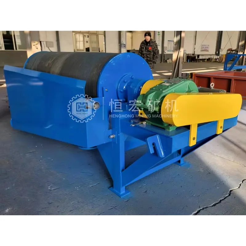 آلات التعدين ذات السعة الكبيرة الرطبة/الجافة من النوع CTS فاصل الطبل المغناطيسي الدائم لفصل رمل خام الحديد