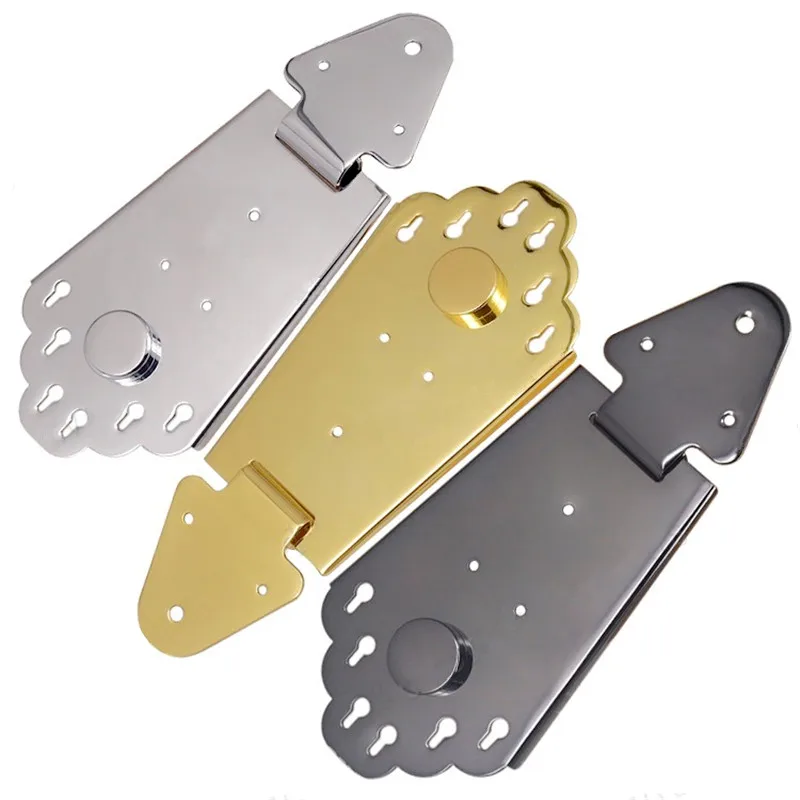 Ein Set Gitarrenbrücken für Hohlkörper- und Semi-Hollow-E-Gitarren in Chrom, Schwarz oder Gold zur Auswahl, Gitarrenzubehörteile – Detail 1