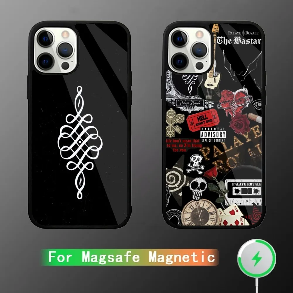 Music P-Palaye R-Royale  Phone Case For iPhone 15,14,13,12,11,Plus,Pro,Max Mini Magsafe Magnetic Wireless Charging