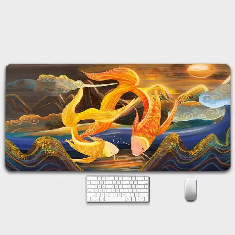 

Kawaii Gaming Computer Mouse Pad Art Table Keyboard Pad Kawaii Gaming Anime Mouse Mats Pad on The Table Setup Gamer Accessories