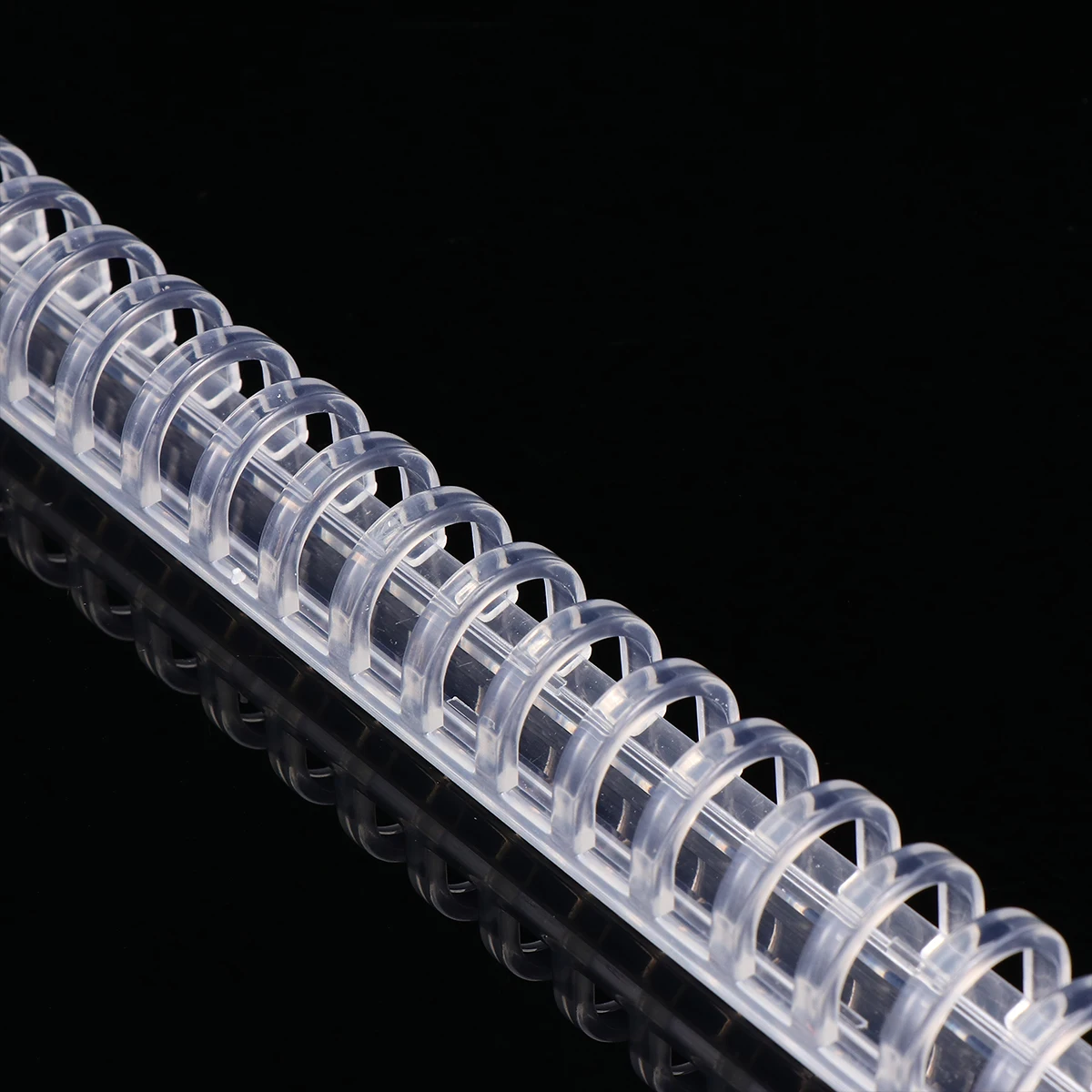 

10pcs Push-Pull Binding Strips Plastic Ring Binder For Office School File Book Lightweight Adhesive File Holder Loose Leaf